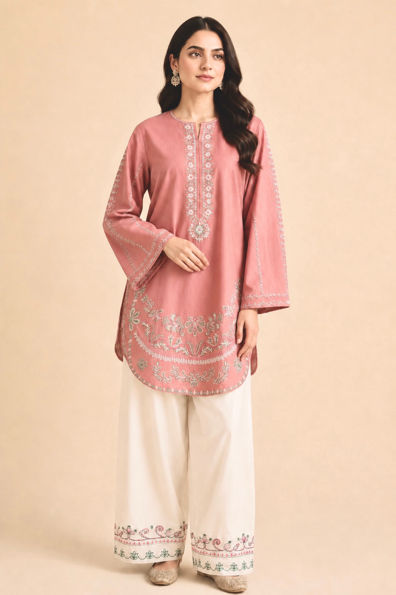 Peach Farshi set - Image 2