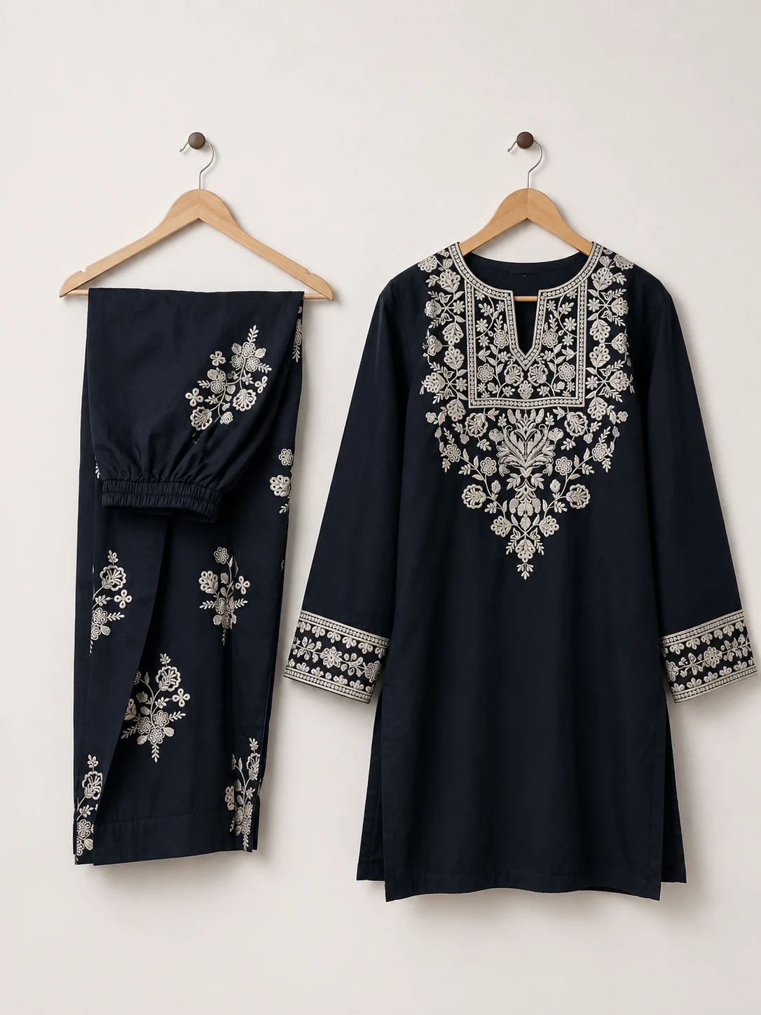 Elysian Noir – 2 Piece Embroidered Shalwar Kameez — view 3